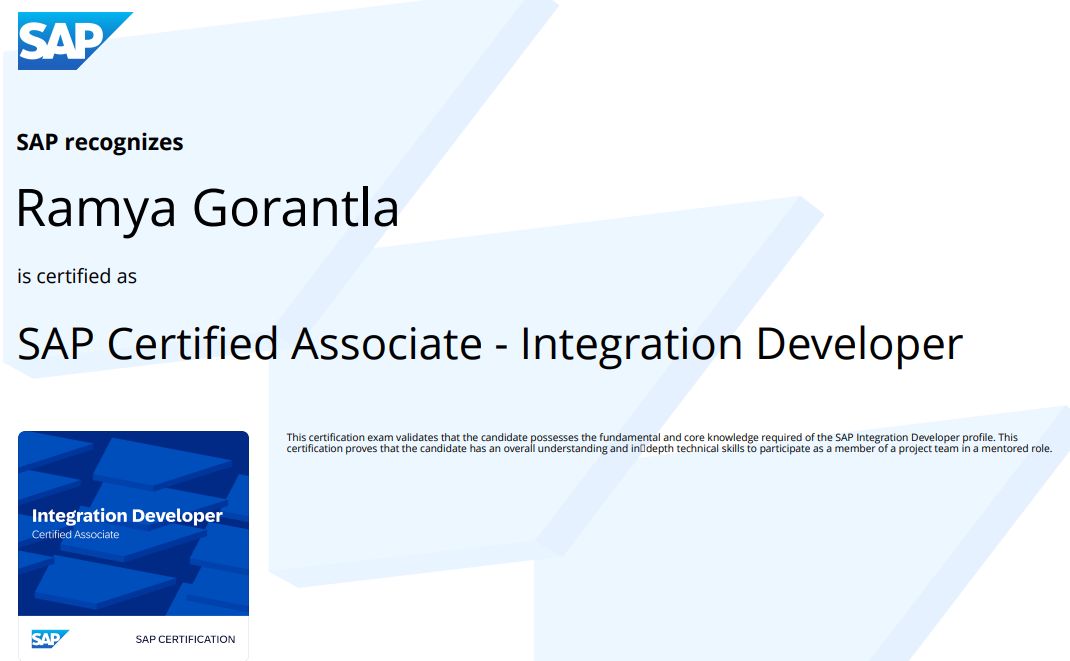SAP Certification
